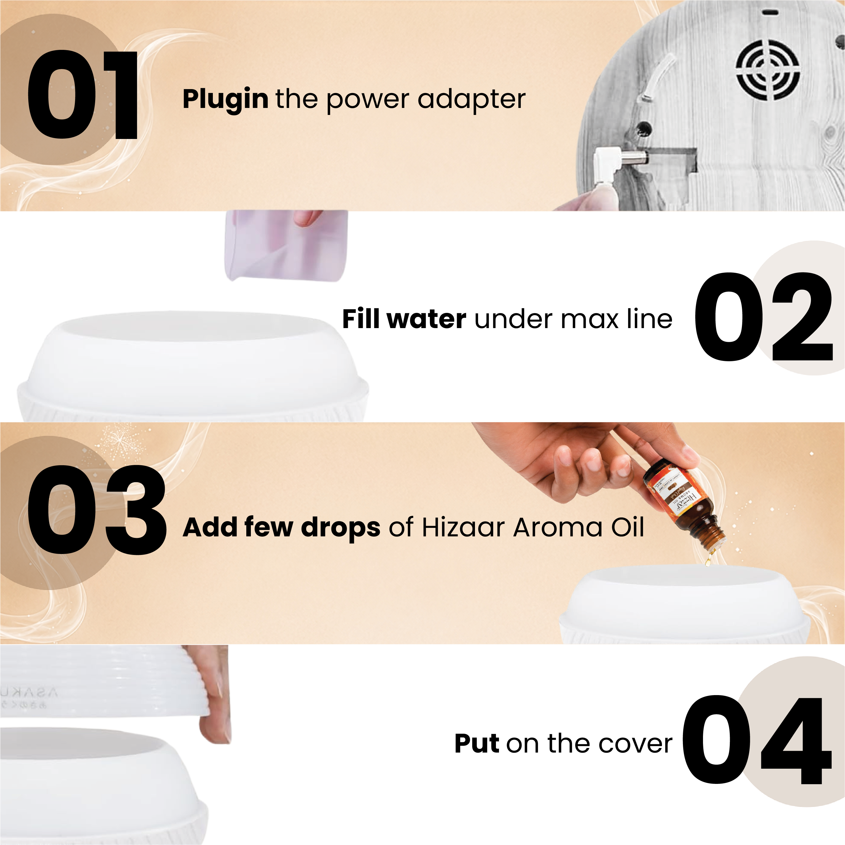 Aroma Oils Pack Of 4