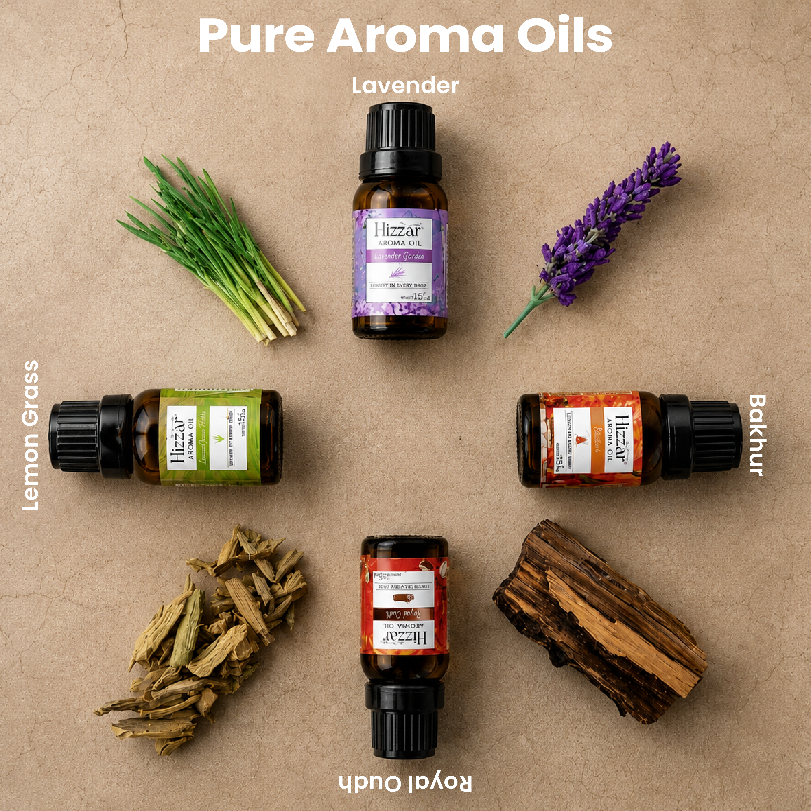 Aroma Oils Pack Of 4