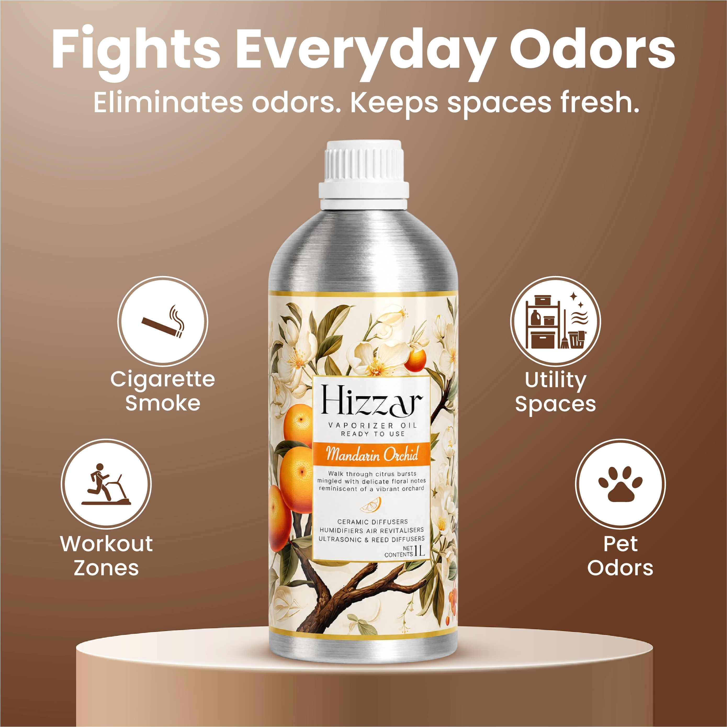Vaporiser Oil – Mandarin Orchard